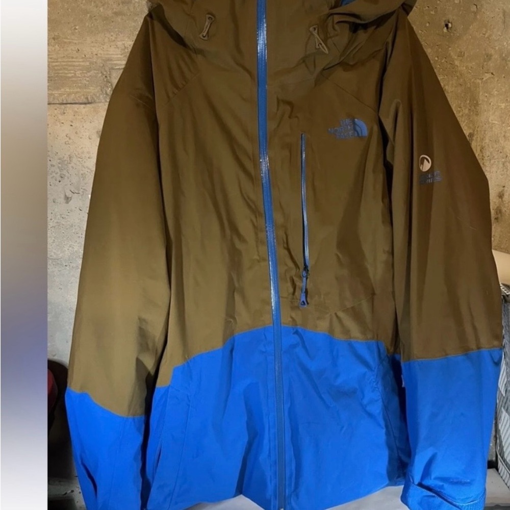 The North Face Men's Olive and Blue Ski Jacket **STEEP SERIES XL Ski Snowboard